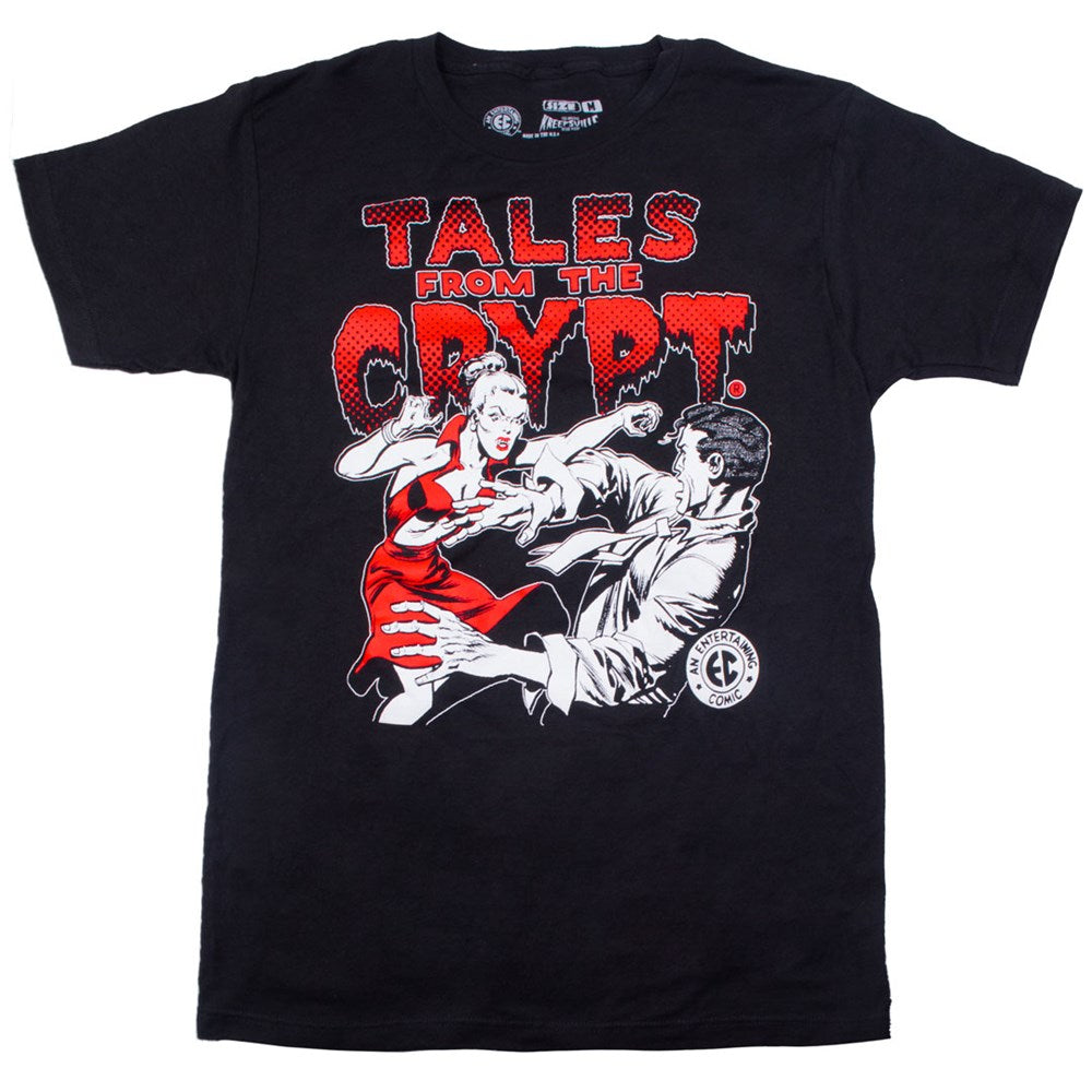 Tales From The Crypt Vampire Girl Mens Tshirt - Kreepsville