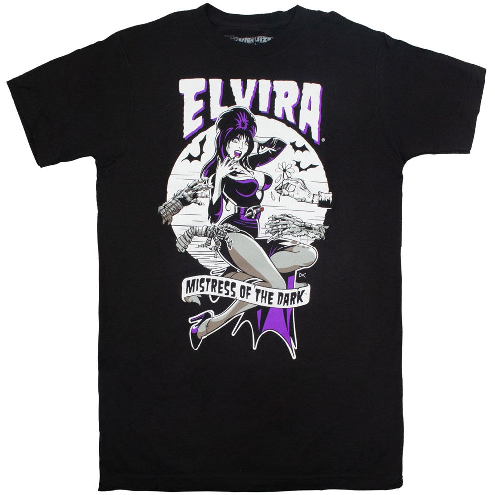 Elvira Monster Hands T-shirt - Kreepsville