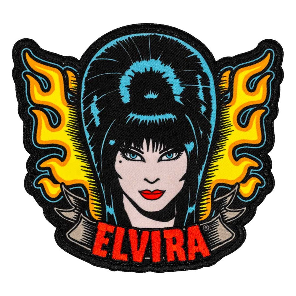 Elvira Tattoo Flames Patch - Kreepsville