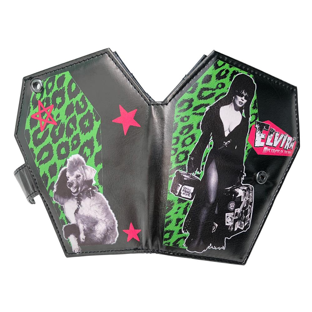 Elvira Coffin Wallet Leo Luggage - Kreepsville
