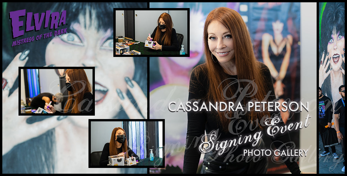 Cassandra Peterson (AKA Elvira Mistress Of The Dark) Signing Event Photos