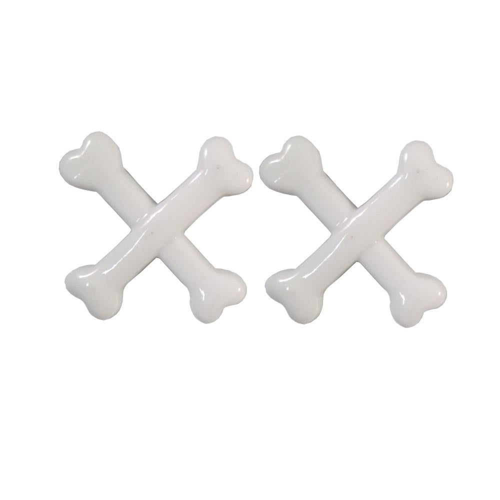 Crossbones Hairslide White - Kreepsville