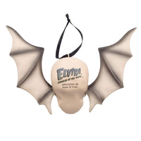 Thumbnail for LESS THAN PERFECT Elvira Enesco Skull and Bat Wing Ornament - Kreepsville