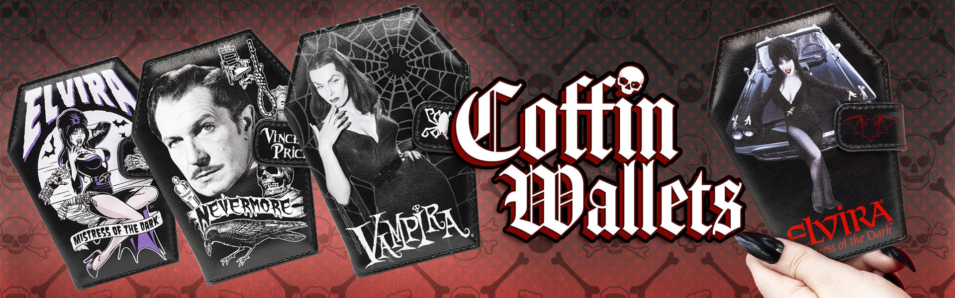 Shop coffin wallets.