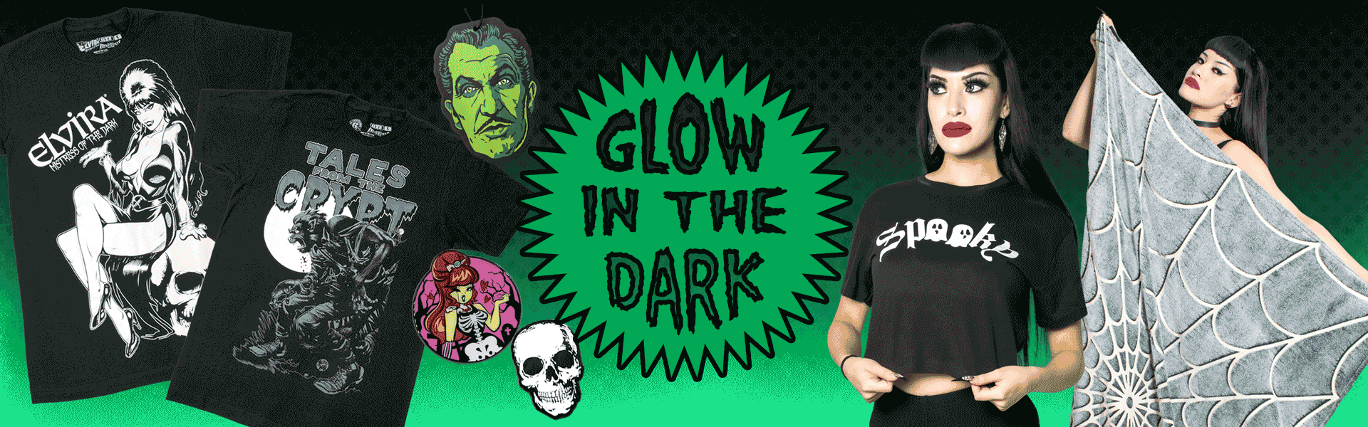 Shop our glow in the dark collection