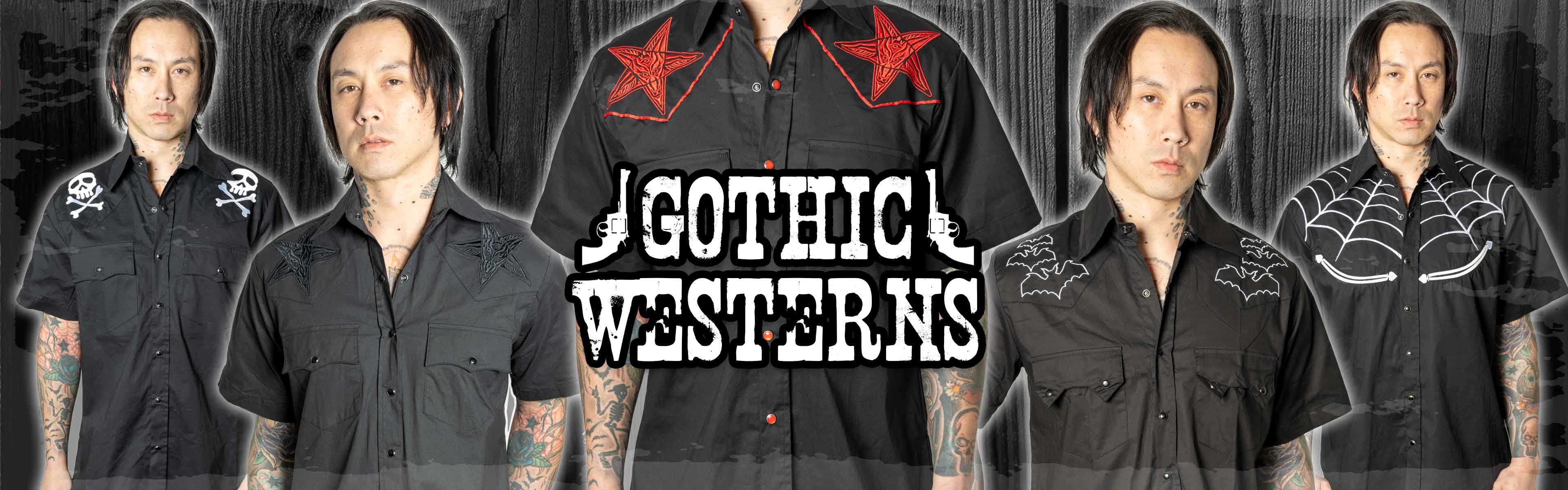 Shop Kreepsville's Gothic Western Shirts