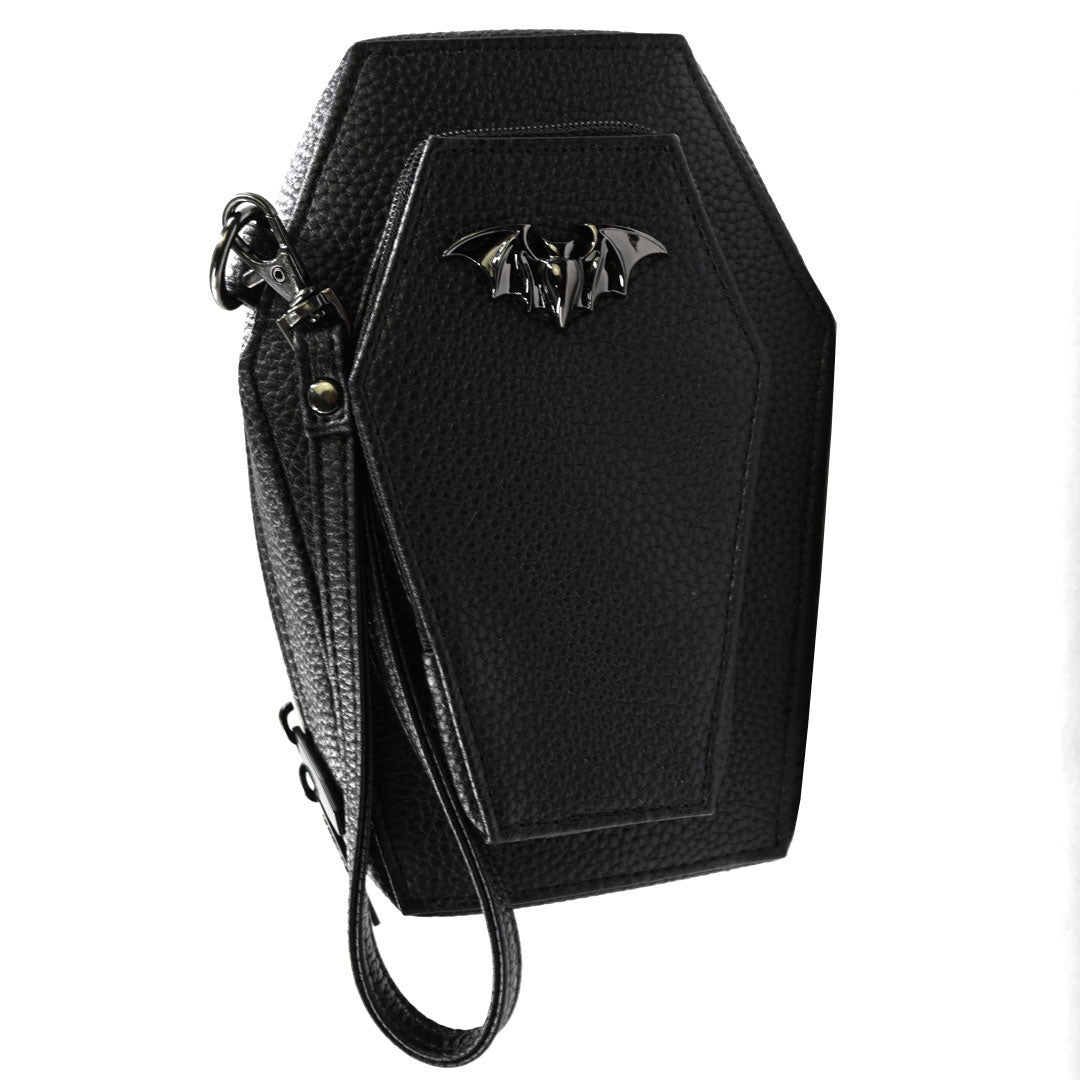 Coffin Mini Crossbody Bat Purse