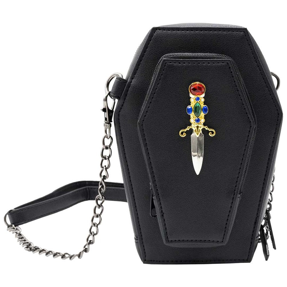 Elvira Dagger Coffin Mini Crossbody Purse - Kreepsville