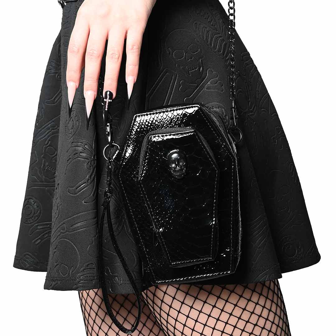 Coffin Mini Crossbody Skull Purse - Kreepsville