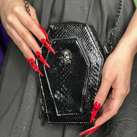 Thumbnail for Coffin Mini Crossbody Skull Purse - Kreepsville