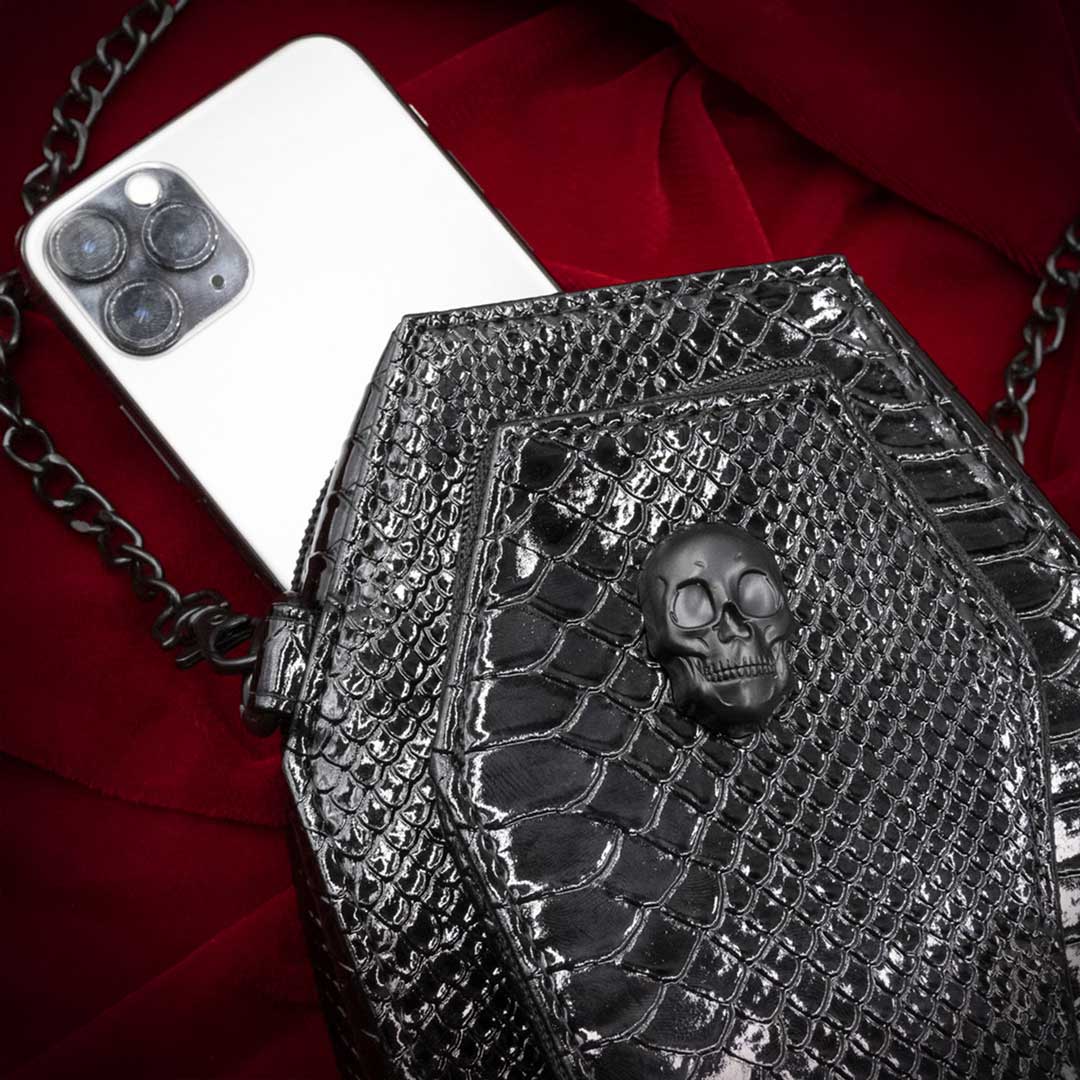 Coffin Mini Crossbody Skull Purse - Kreepsville