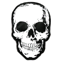 Thumbnail for Anatomical Skull Glow Enamel Pin - Kreepsville