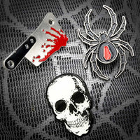 Thumbnail for Black Widow Spider Enamel Pin - Kreepsville