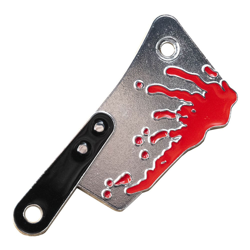 Cleaver Blood Splatter Enamel Pin - Kreepsville