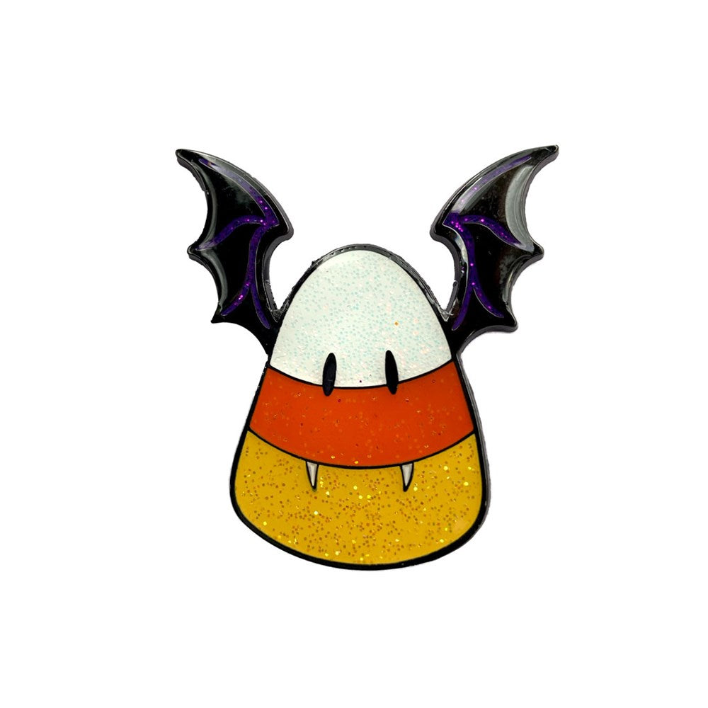 Candy Corn Drac Enamel Pin - Kreepsville