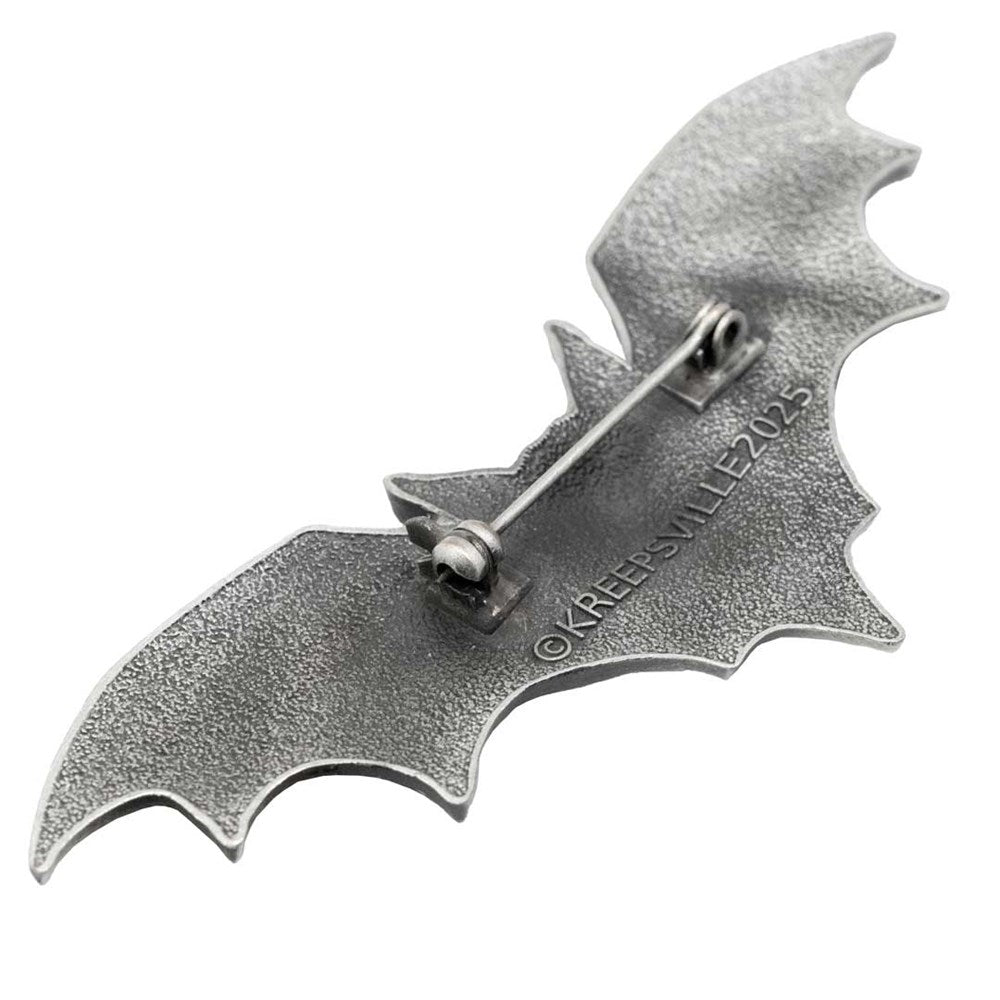 Creature Of The Night Bat Pin Brooch - Kreepsville