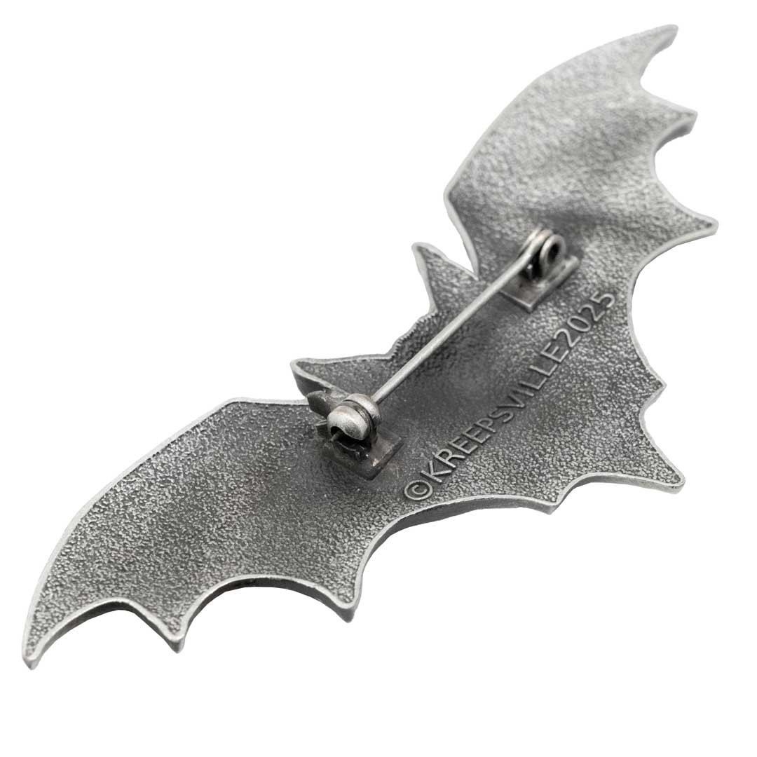 Creature Of The Night Bat Pin Brooch - Kreepsville