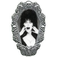 Thumbnail for Elvira Hands Gothic Frame Enamel Pin - Kreepsville