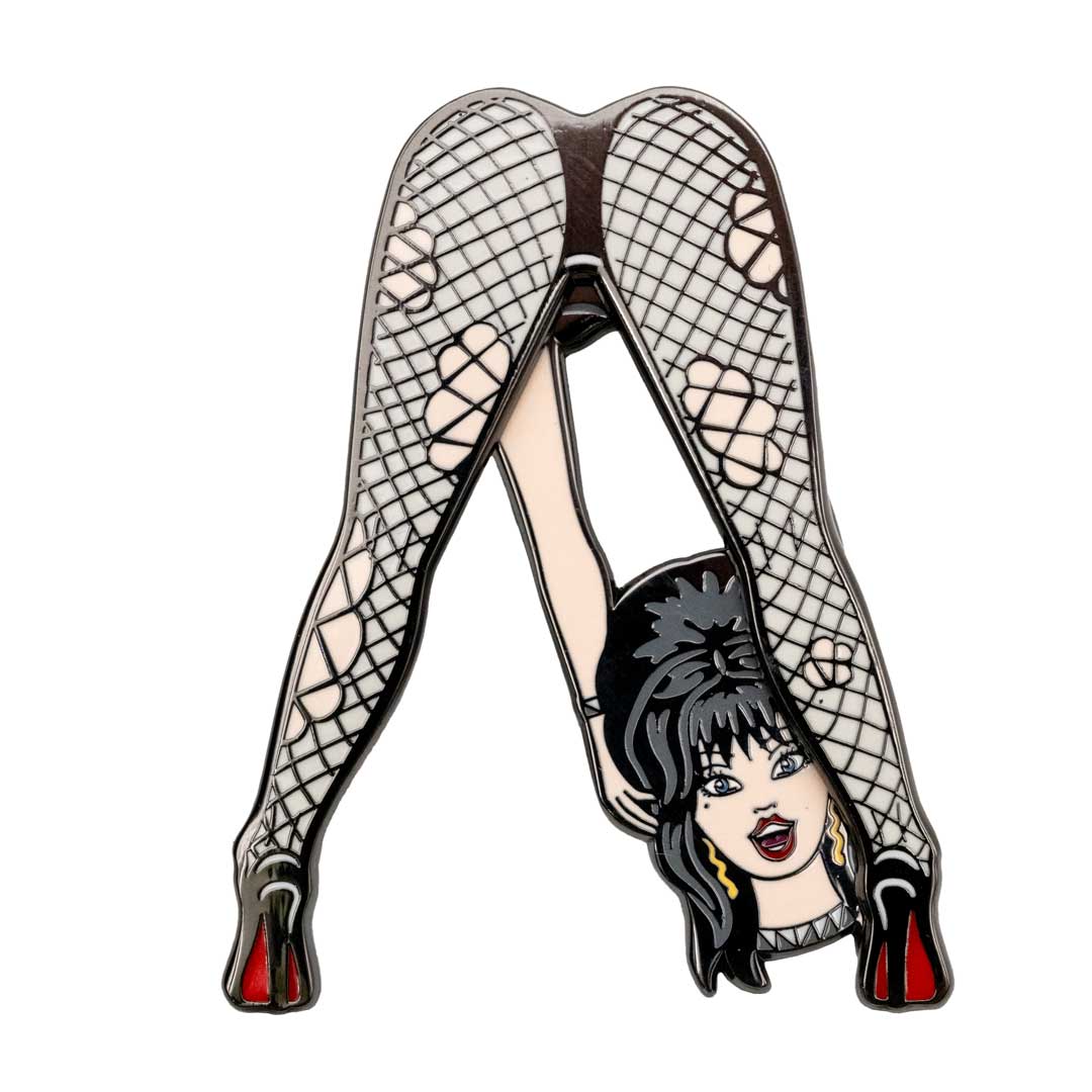 Elvira Headless Legs Moving Enamel Pin - Kreepsville