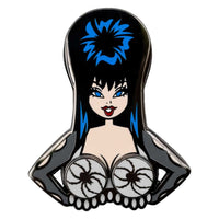 Thumbnail for Elvira Spinning Spiders Enamel Pin