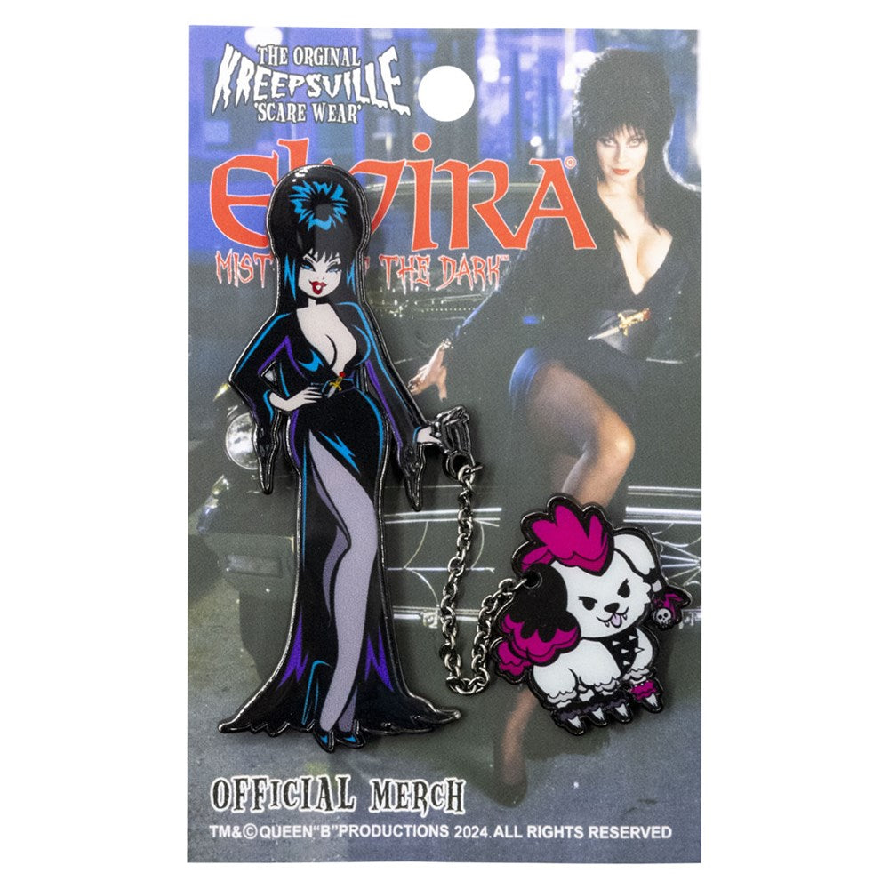 Elvira Walking Gonk Enamel Pin Set - Kreepsville