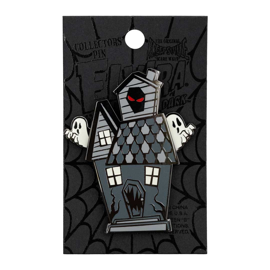 Haunted House Moving Enamel Pin - Kreepsville