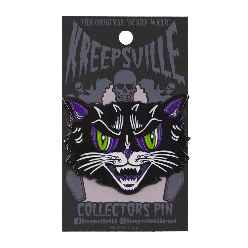 Kattitude Enamel Pin - Kreepsville