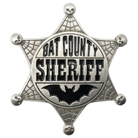 Thumbnail for Bat County Sheriff Badge Enamel Pin - Kreepsville