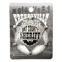 Thumbnail for Bat County Sheriff Badge Enamel Pin - Kreepsville