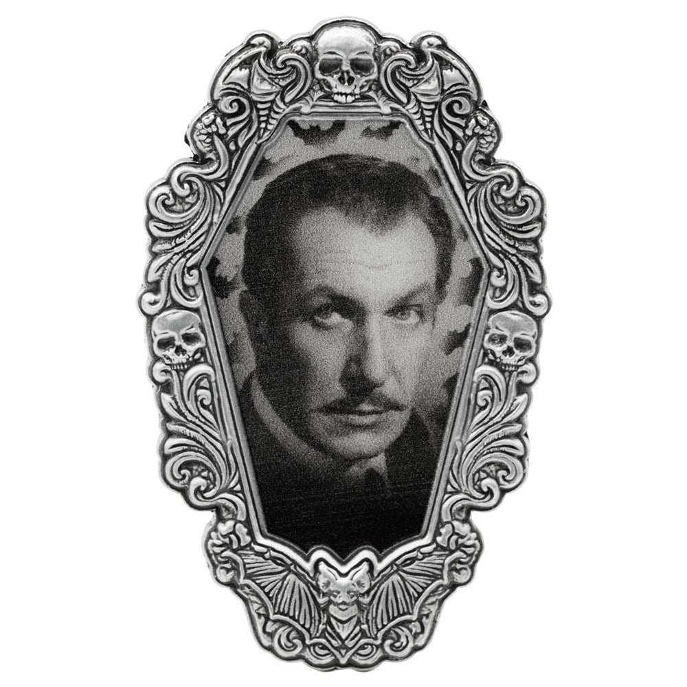 Vincent Price Gothic Frame Enamel Pin - Kreepsville