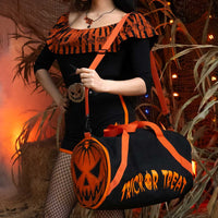 Thumbnail for Pumpkin Trick Or Treat Barrel Bag - Kreepsville