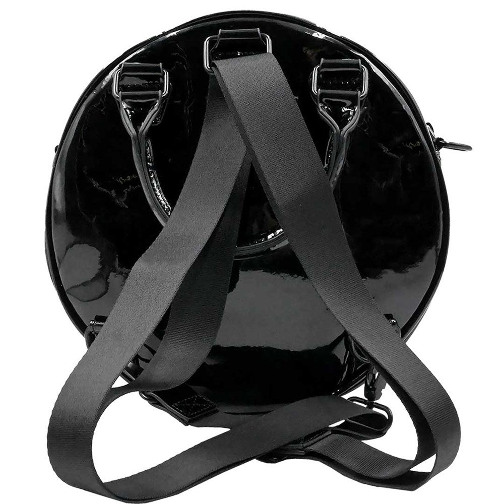 Eyeball Black Cat Backpack Purse