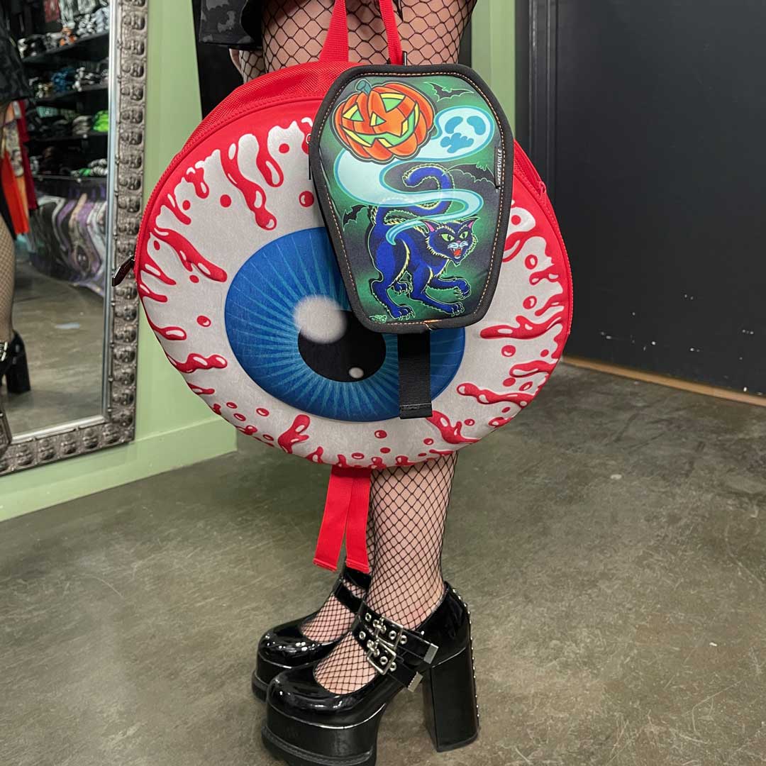 Graves Halloween Coffin Clip Pouch - Kreepsville