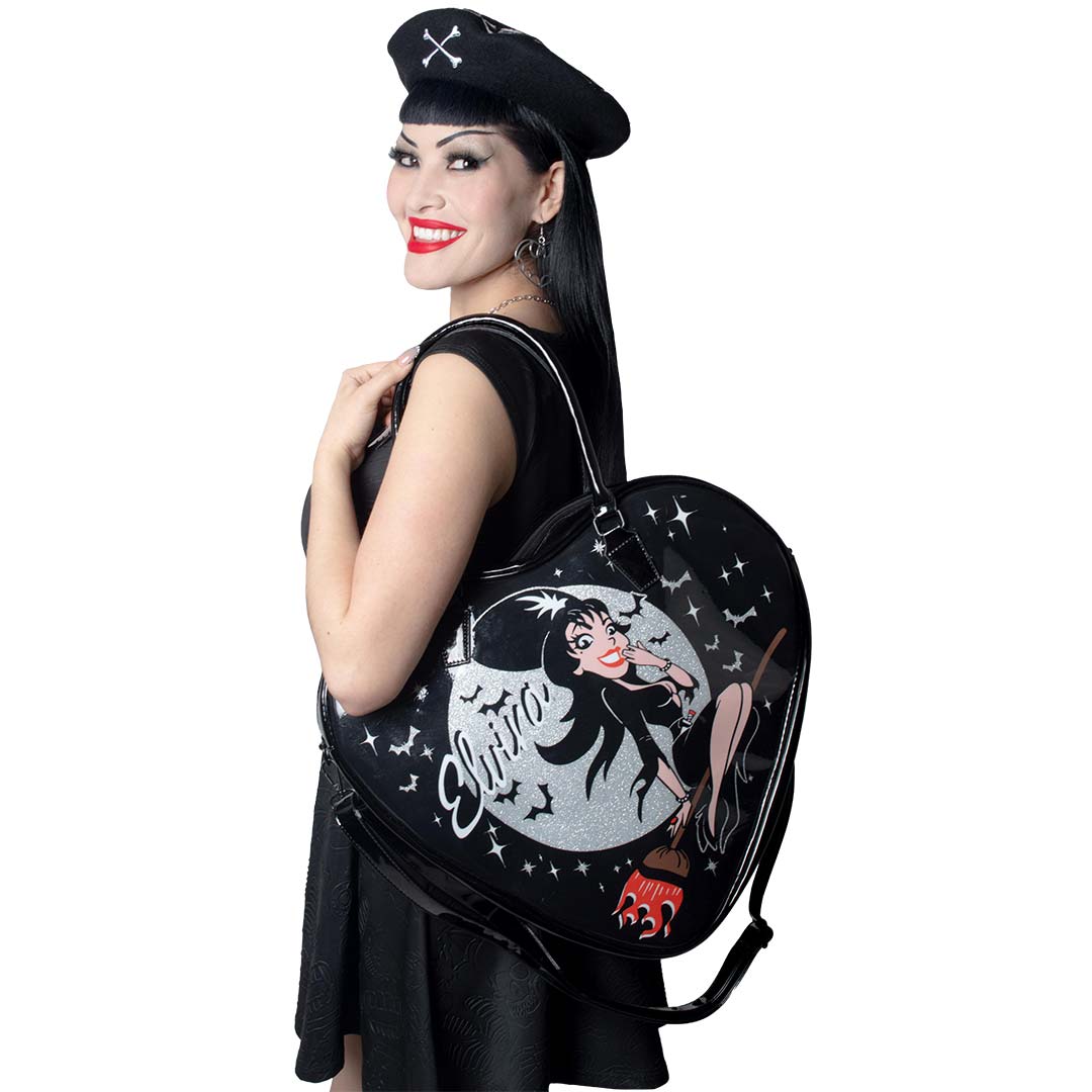 Elvira Bewitched Heart Bag