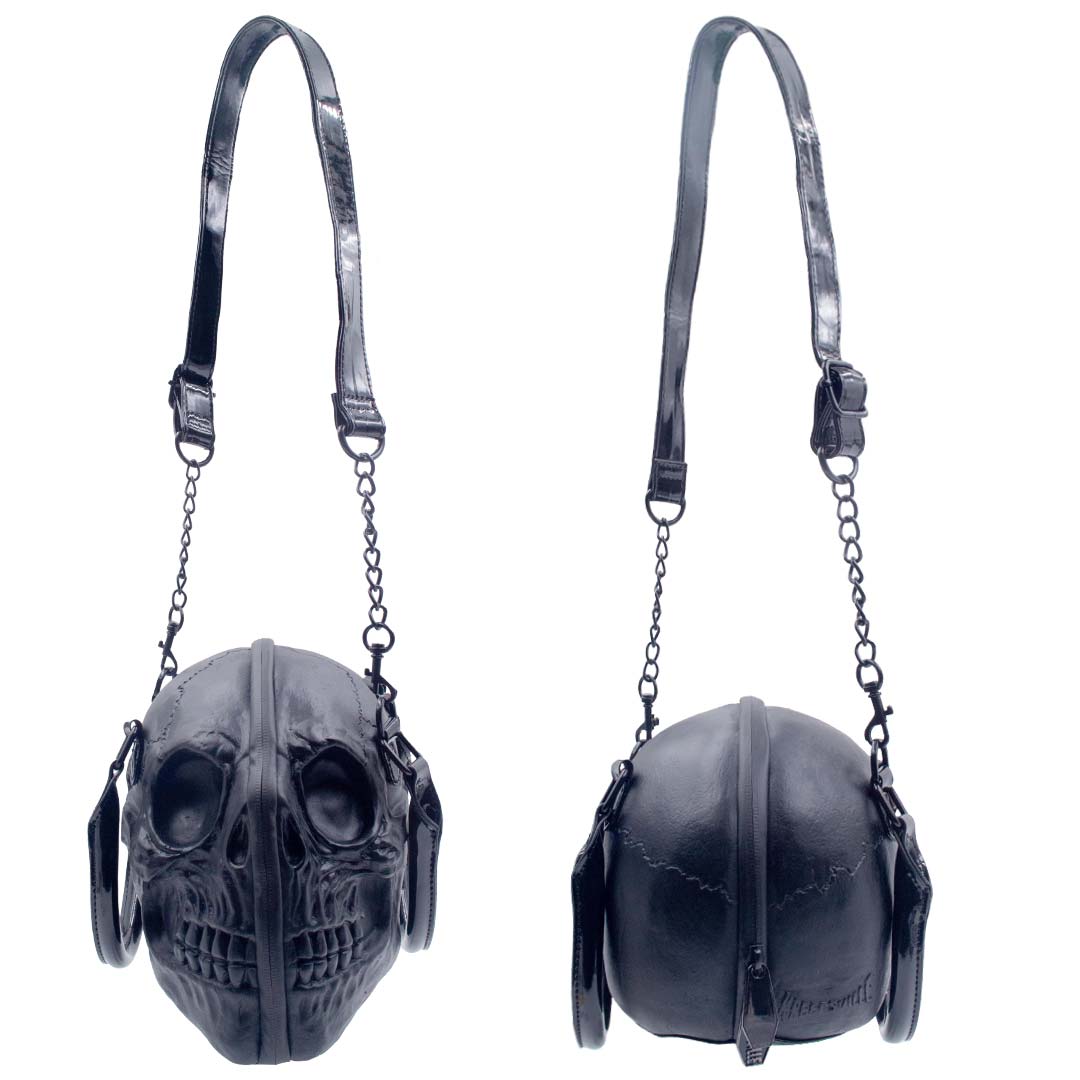 The skull collection skull purse bag by kreepsville