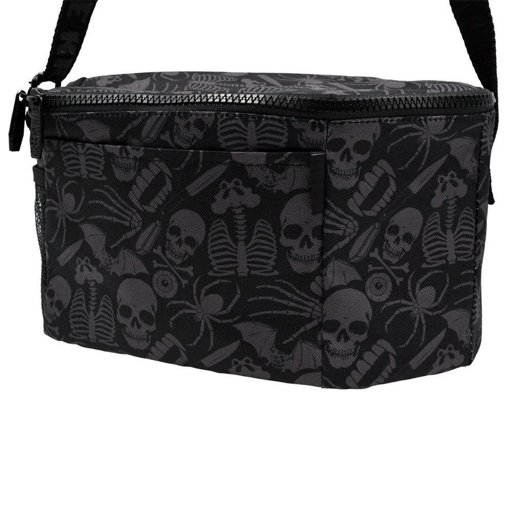 Death Repeat Coffin Insulated Lunch Bag