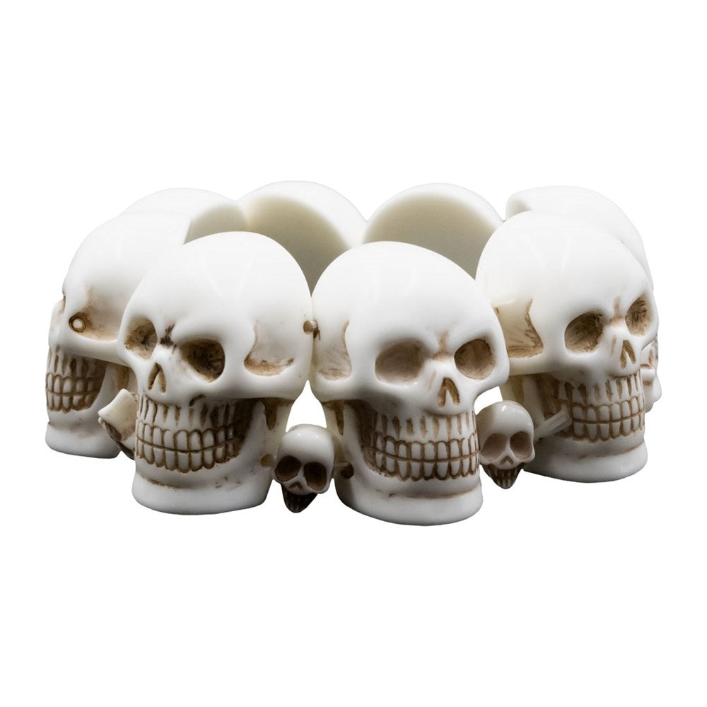 White Skull Collection Bracelet - Kreepsville