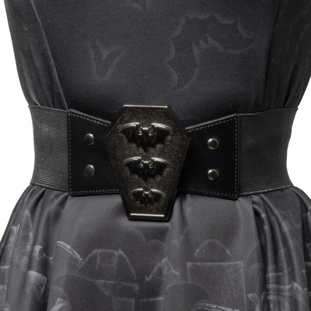 Elastic Waist Belt Bat Coffin - Kreepsville