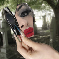 Thumbnail for Creature Girl Glitter Coffin Compact - Kreepsville