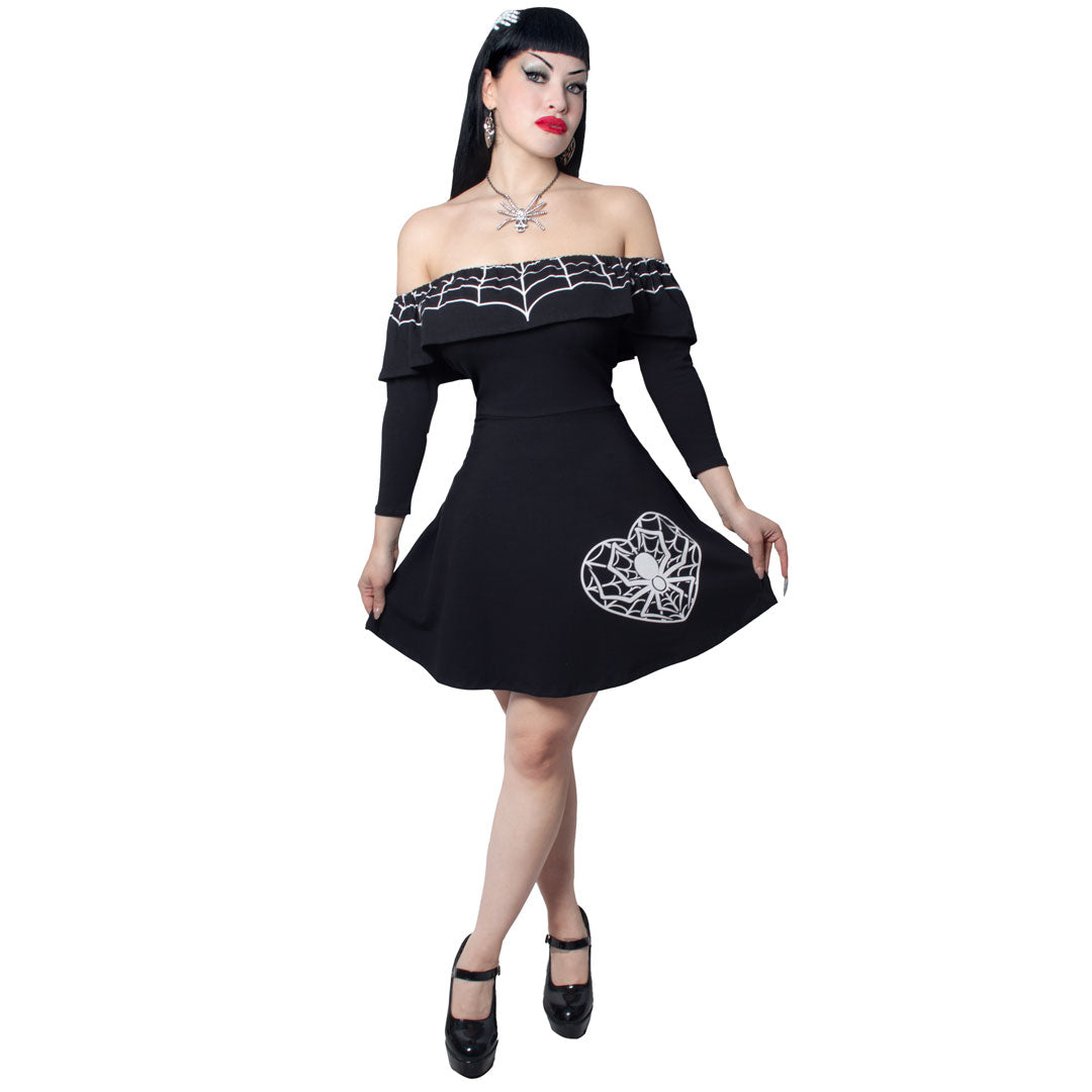 Ruffle Dress Web Heart - Kreepsville