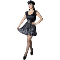 Thumbnail for Tombstone Bats Skater Dress - Kreepsville