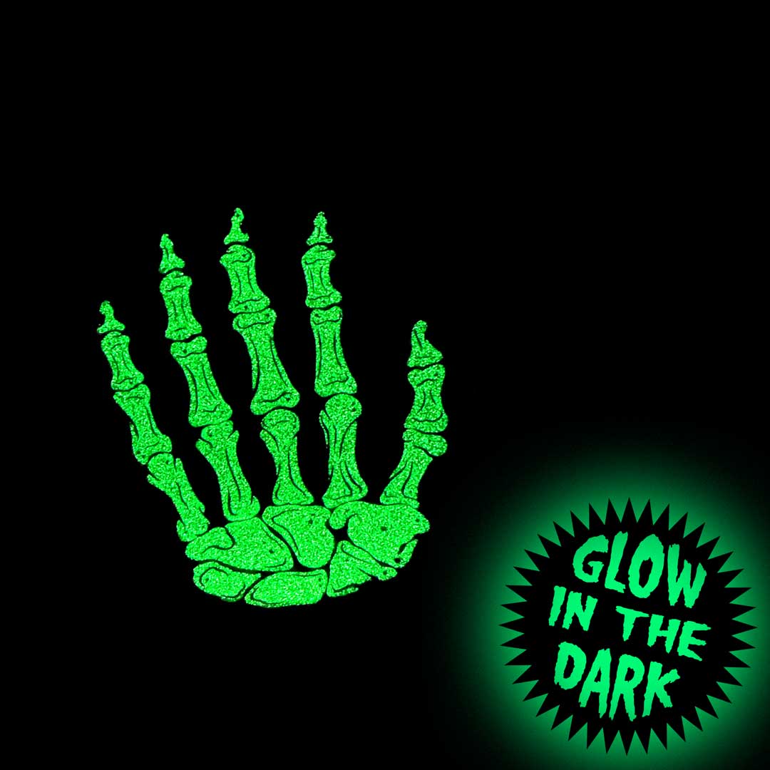 Skeleton Hand Full Glow Knit Gloves