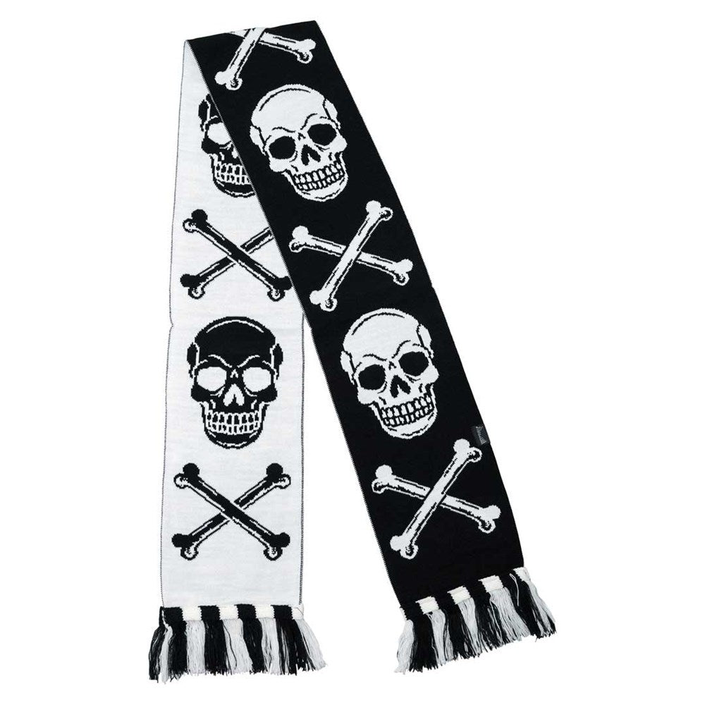 Skull Crossbone Knit Scarf - Kreepsville