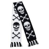 Thumbnail for Skull Crossbone Knit Scarf