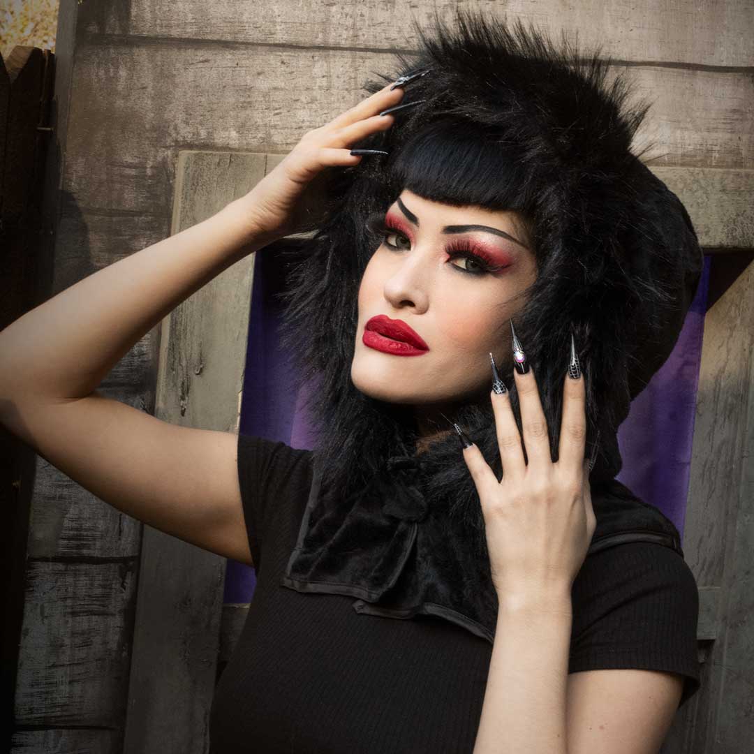 Glamour Black Horror Hood