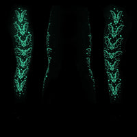 Thumbnail for Bat Outline Glow Leggings - Kreepsville