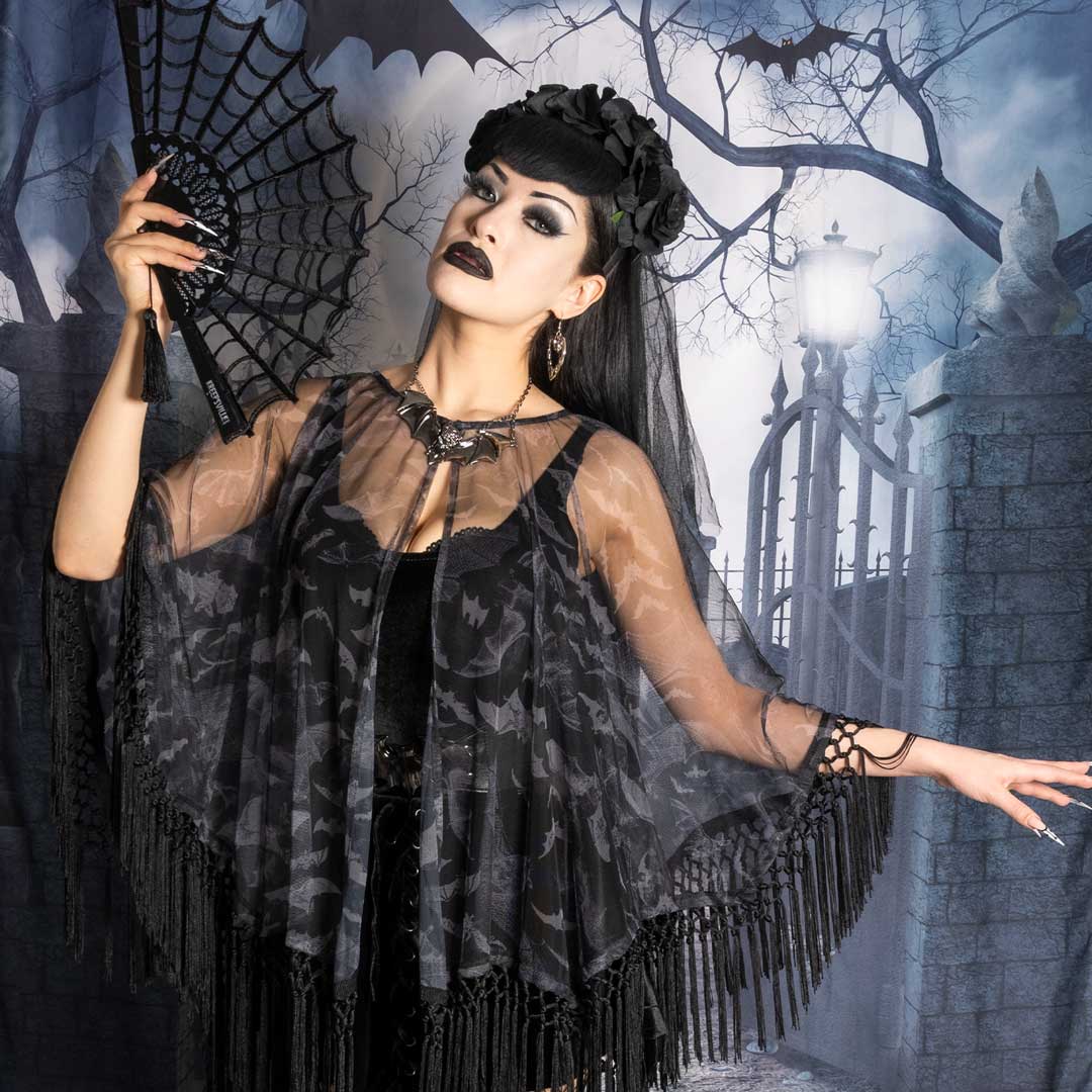 Bat Mesh Cape - Kreepsville
