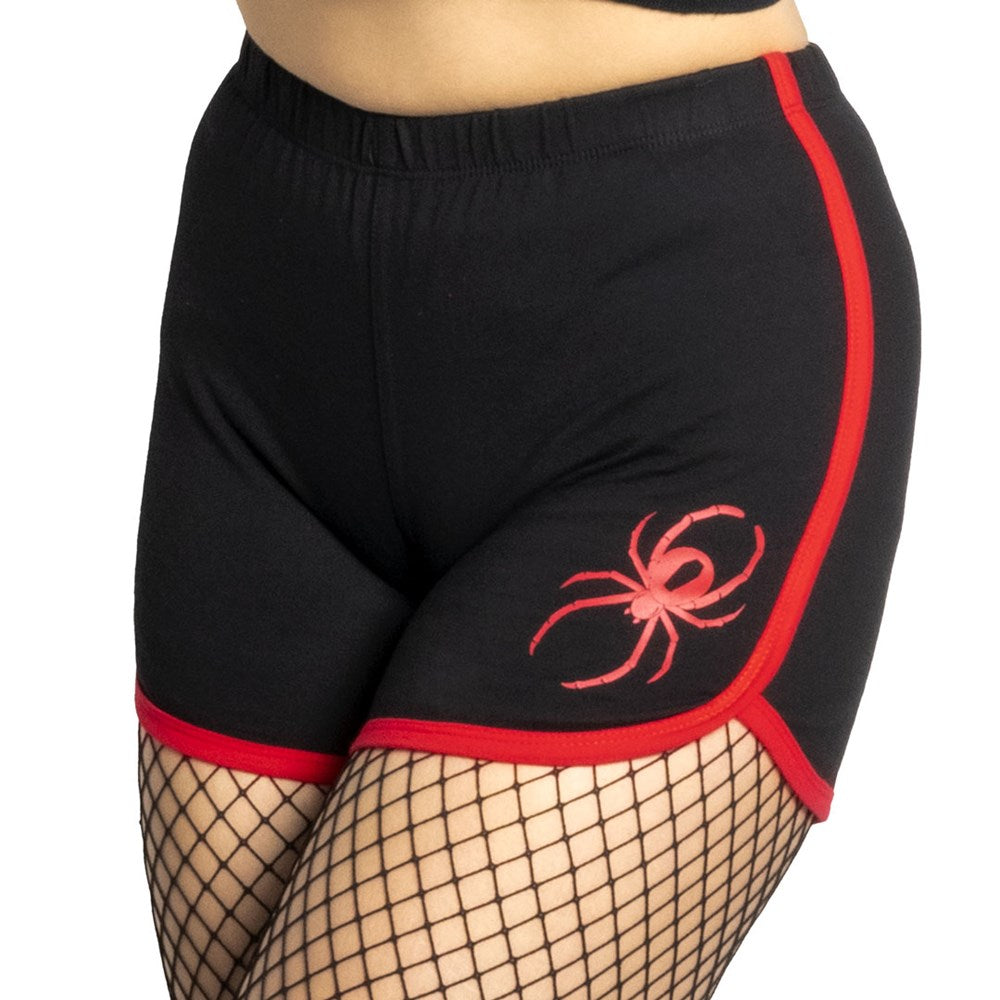 Black Widow Poison Womens Booty Shorts - Kreepsville