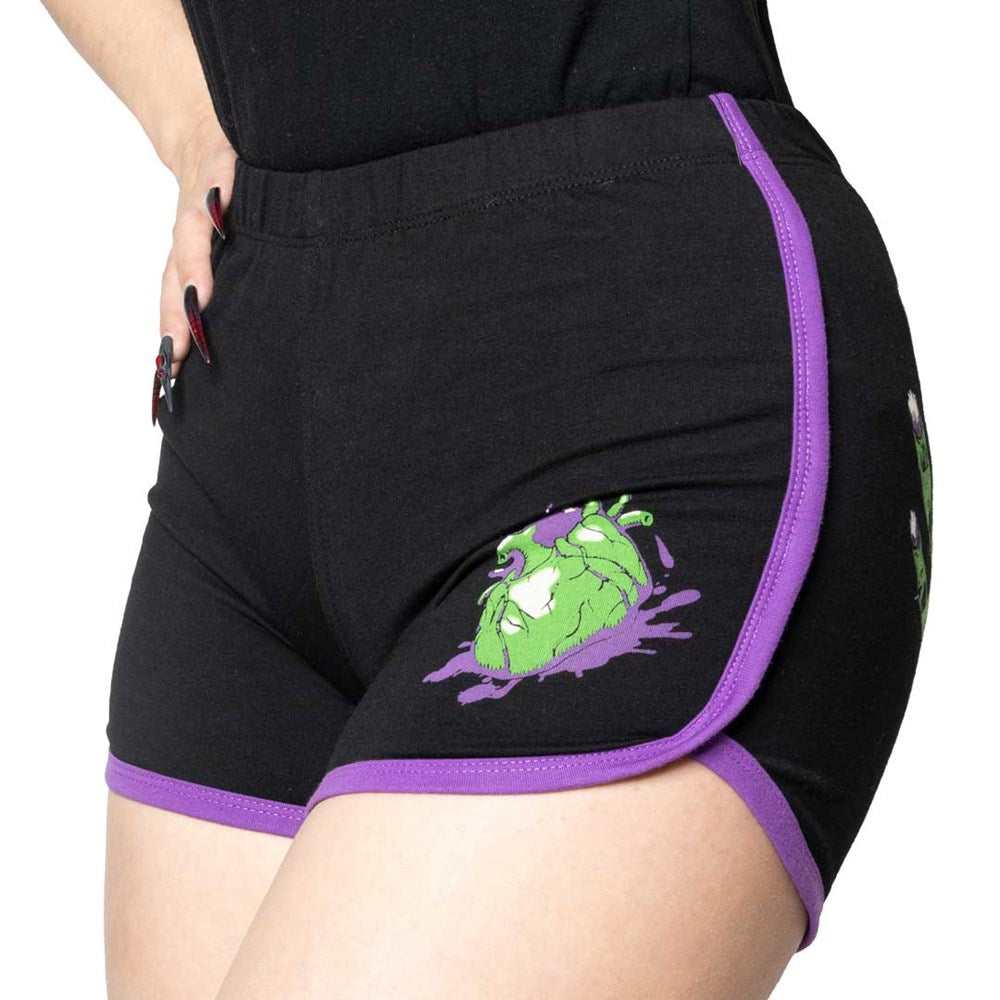 Zombie Hand Womens Booty Shorts - Kreepsville