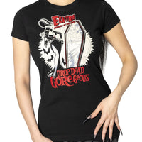 Thumbnail for Elvira Drop Dead Goregeous Womens T-shirt - Kreepsville